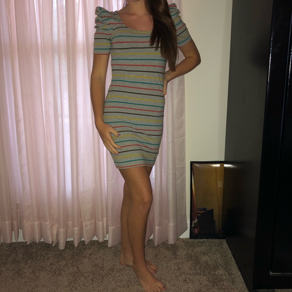 Cute forever 21 striped dress . Size small